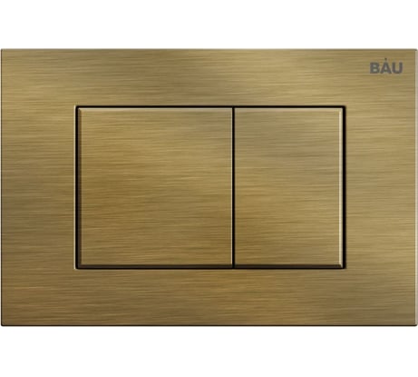 Кнопка смыва Bauedge BAU Stil для инсталляции, бронза Q00012