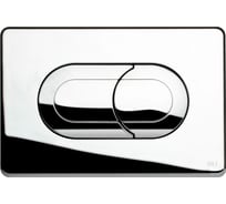 Кнопка смыва OLI SALINA пневматическая двухрежимная, хром глянцевый 640084