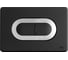 Кнопка смыва OLI SALINA пневматическая двухрежимная, черный soft-touch 640099 1
