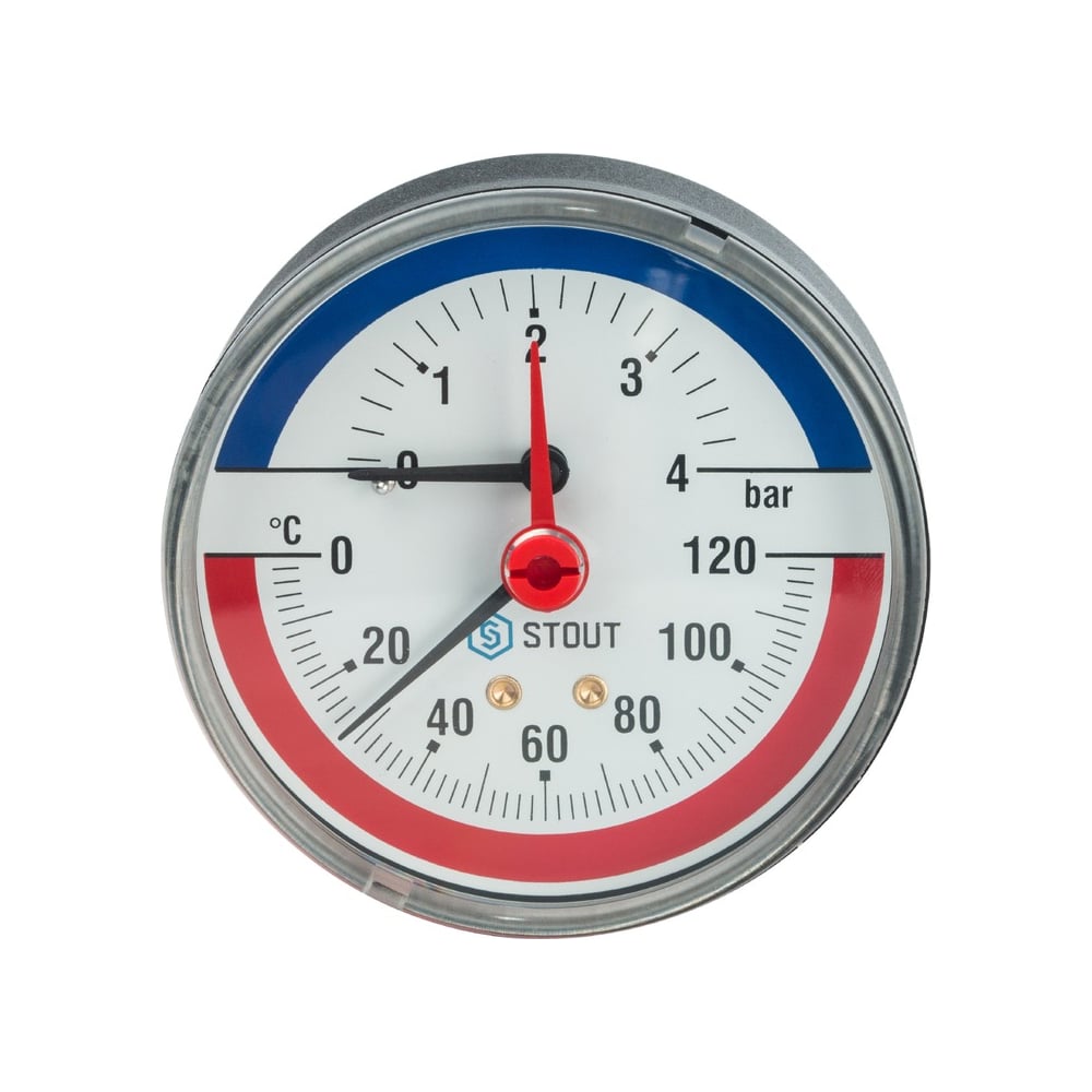 Термоманометр аксиальный STOUT RG008Q0C18B96V - выгодная цена, отзывы ...