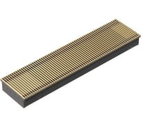 Рулонная решетка для внутрипольного конвектора TECHNO PPA 250-1100 золото RH04006357