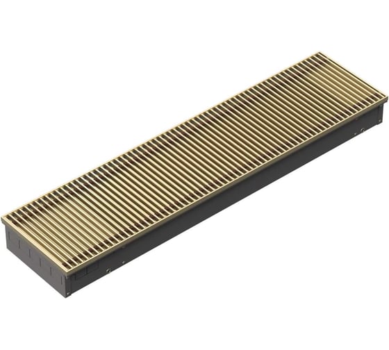 Рулонная решетка для внутрипольного конвектора TECHNO PPA 250-2600 золото RH04006372 1