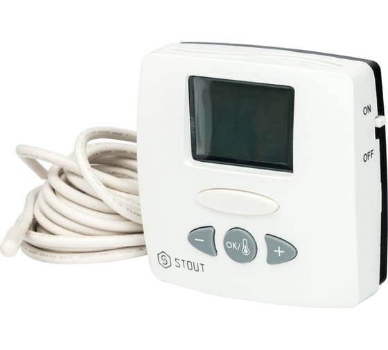 Термостат комнатный электронный WFHT-LCD STOUT RG008Q0C82UKAJ