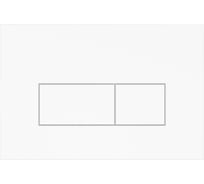 Клавиша смыва Teymi Helmi двойной смыв, белый матовый T70018WM ЦБ-00268266