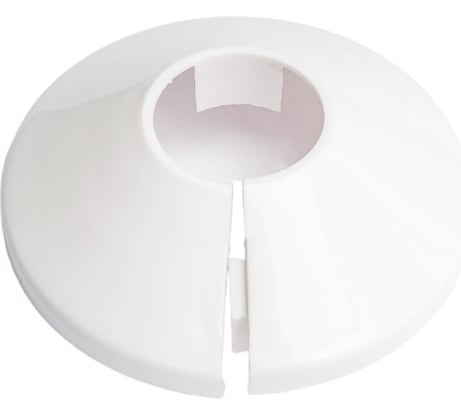 Декоративная чашка отражатель VIVALDO 45x16x12 мм, разъемная, пластик, белая, 4 шт ШГ770448