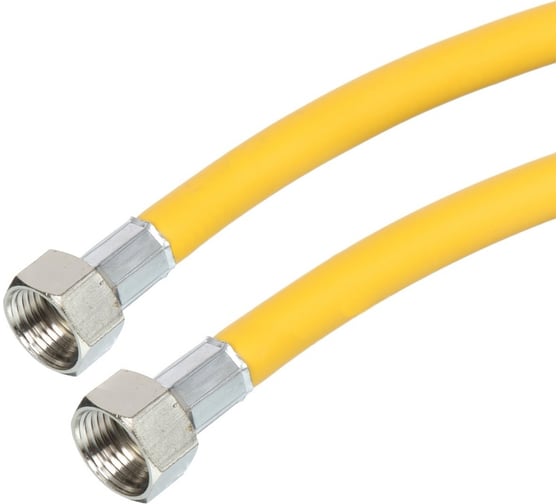 Шланг для газовых приборов Elka 1/2" х 5,0 м, в/в, ПВХ, желтый ИС.101070