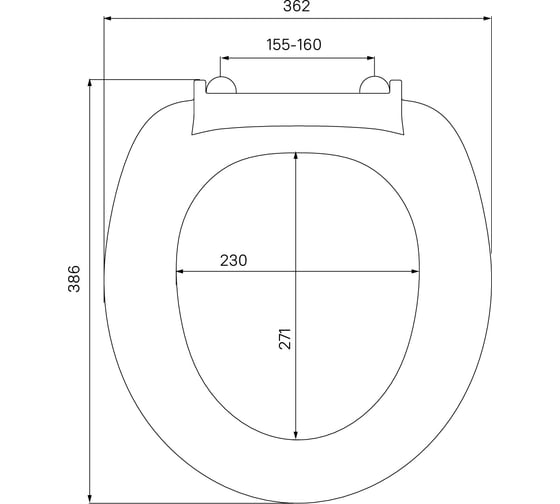 Сиденье для унитаза IDDIS ID 01 107.1