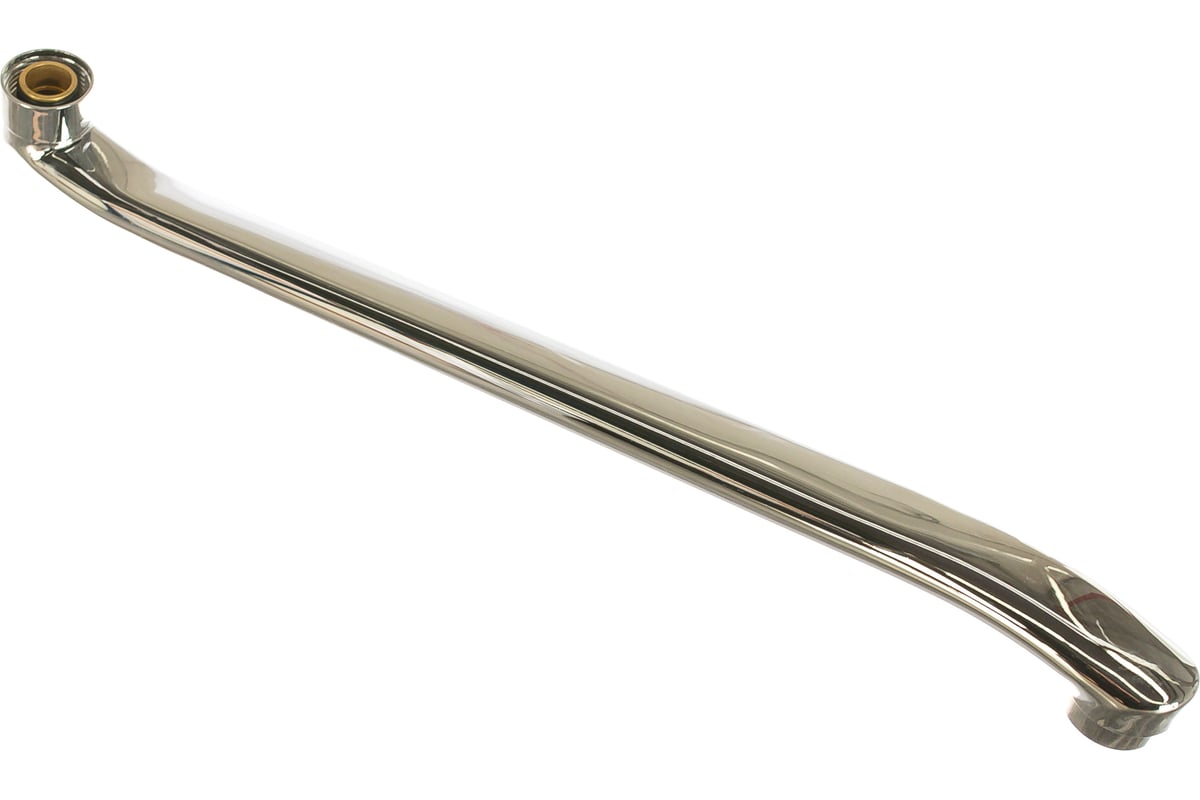 Излив смесителя для ванны MELODIA плоский S-образный с аэратором 40 см ...