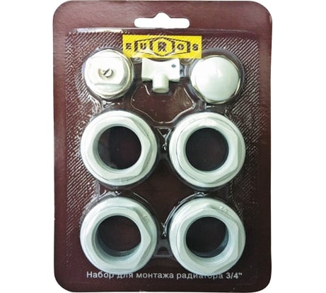 Комплект для монтажа радиатора KROMWELL, без кронштейнов 3/4" EU.ST6162040 34_k