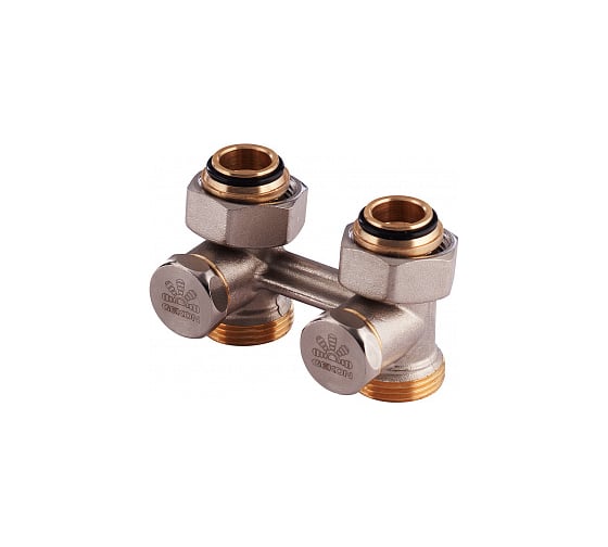 Прямой Н-узел для двухтрубных систем Gekon 3/4"E GK 7423 1