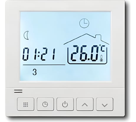 Электронный терморегулятор ELDEV настенный, с возможностью программирования 16а ELDEV EF5