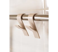 Комплект крючков Bath Plus пластик 2 шт., бежевые КП003