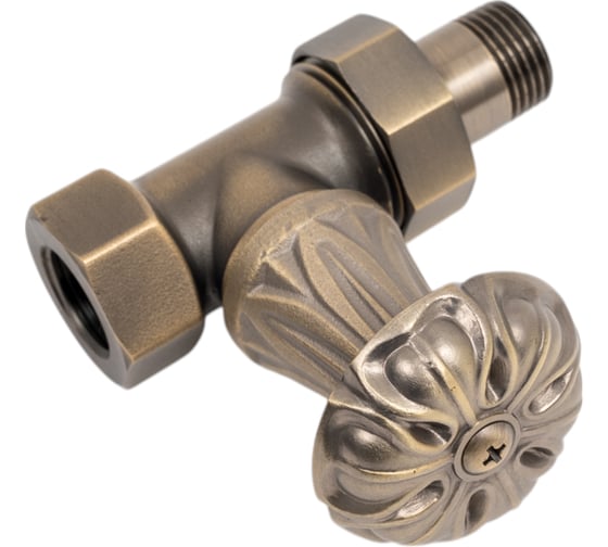 Вентиль РАДИМАКС RETROstyle латунный, 1/2", прямой, верхний v 673 1/2