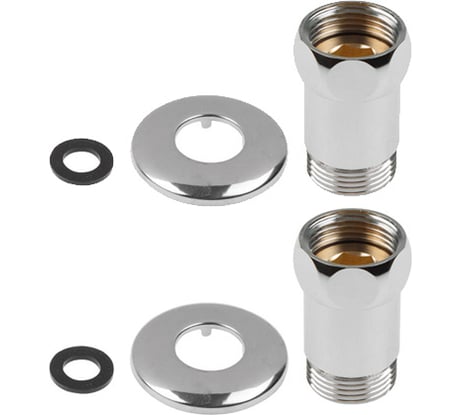 Американка AV Engineering прямая 1 вн.х1/2 нар. (2 шт. в упаковке) AVE156003-1