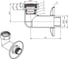 Американка AV Engineering угловая 3/4 вн. х1/2 нар. (2 шт. в упаковке) AVE156007-1 2