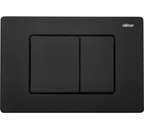 Кнопка смыва ABBER черная матовая AC0120MB