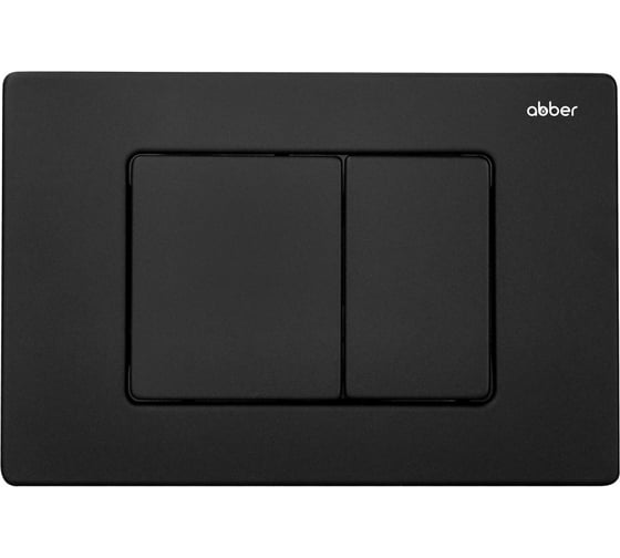 Кнопка смыва ABBER черная матовая AC0120MB