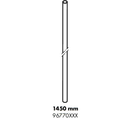 Труба HANSGROHE 96770000 Showerpipe 00000009032