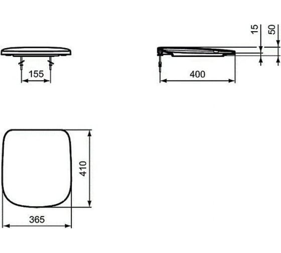 Крышка-сиденье Ideal Standard Esedra T318601