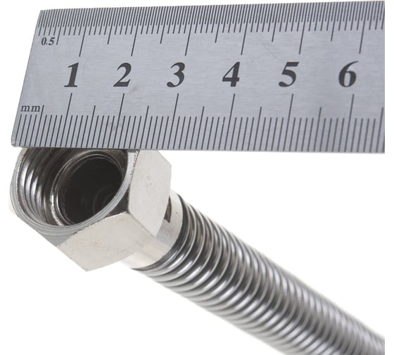 Сильфонная подводка для газа Kensudo 1/2" 50 см, внутренняя/внутренняя 26705