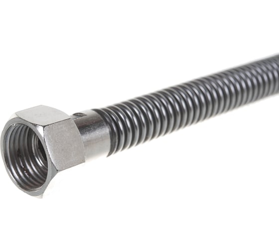 Сильфонная подводка для газа Kensudo 1/2" 50 см, внутренняя/внутренняя 26705