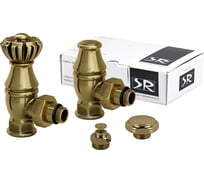 Комплект SR Rubinetterie Liberty 1/2х3/4 угловой, цвет бронза, 0320-2000Z000