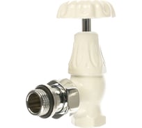 Комплект SR Rubinetterie Old Style 1/2 угловой, цвет белый, K337-1500VC0A