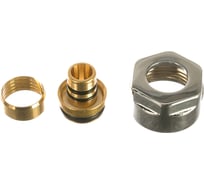 Резьбовое соединение для многослойной трубы SR Rubinetterie 16х3/4 Е хром, E383-2000C0F0