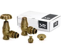 Комплект SR Rubinetterie Old Style 1/2 угловой, цвет бронза, K337-1500Z000