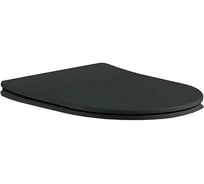 Крышка-сиденье Aquatek AQ0105-MB черное матовое для ЕВРОПА/ВЕГАA Q1901/AQ1902/AQ1905/AQ1906 00000127026