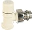 Запорный угловой клапан SR Rubinetterie Ovus 1/2, цвет белый 0453-1500VC0A 1