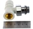Запорный угловой клапан SR Rubinetterie Ovus 1/2, цвет белый 0453-1500VC0A 4