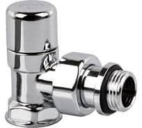 Запорный угловой клапан SR Rubinetterie Ovus 1/2, цвет хром 0453-1500C000