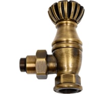 Угловой клапан для радиатора SR Rubinetterie Liberty 1/2х3/4 , цвет бронза 0325-2000Z000