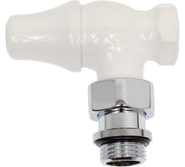 Угловой запорный клапан для радиатора SR Rubinetterie ретро, 1/2, цвет белый 0341-1500VC0A
