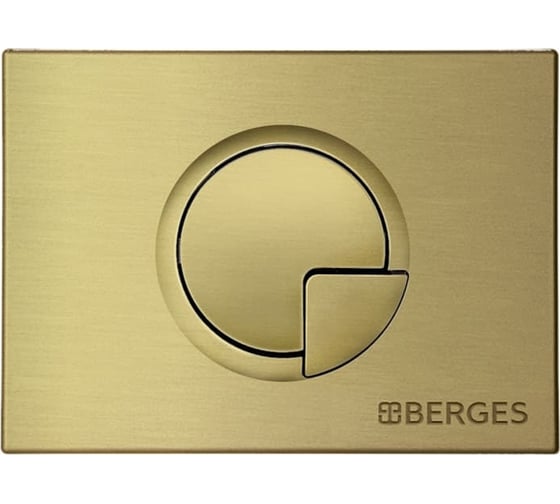 Кнопка для инсталляции Berges Novum r8 бронза 040028