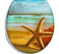 Мягкое сиденье для унитаза Сантис морская звезда 014320