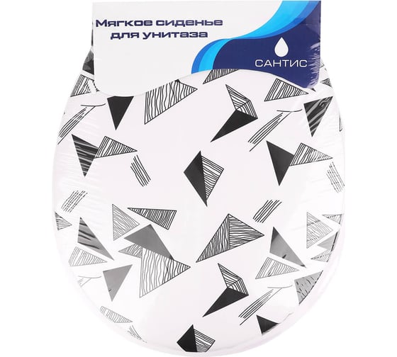 Мягкое сиденье для унитаза Сантис оригами 021739