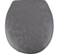 Мягкое сиденье для унитаза Сантис серое 038856