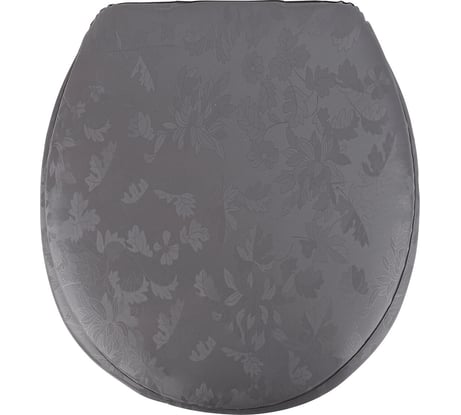 Мягкое сиденье для унитаза Сантис серое 038856