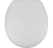 Мягкое сиденье для унитаза Сантис белое 037418