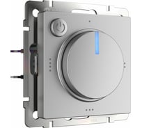 Электромеханический терморегулятор Werkel W1151106 для теплого пола серебряный a051521
