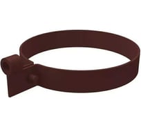 Хомут трубы Grand Line lite пвх, шоколадный (ral 8017) 179782