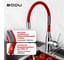 Излив BOOU силиконовый красный, гибкий, в блистере E350A 4