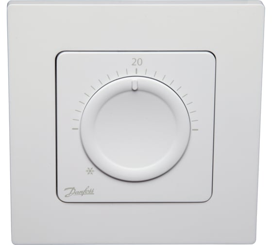 Встраиваемый дисковый комнатный термостат Danfoss 230 Вт 088U1000