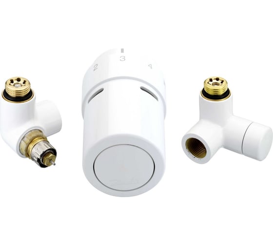 Комплект Danfoss RTX set для подключения терморегулятора слева белый 013G4137
