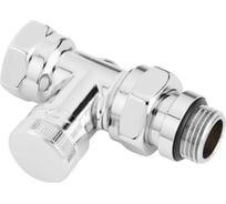 Прямой запорный клапан Danfoss RLV-CX хромированный 003L0274