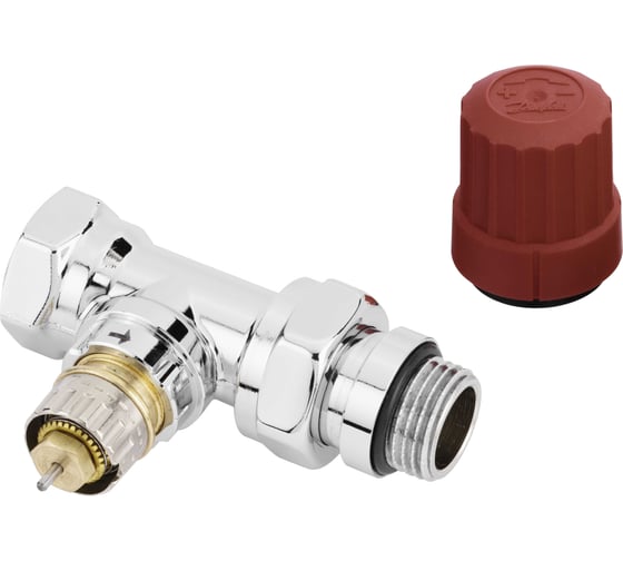 Прямой терморегулирующий клапан Danfoss RA-NCX хромированный 013g4248