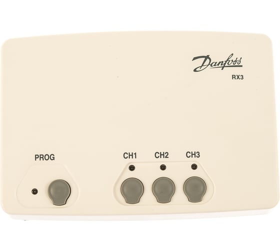 Приемник сигнала беспроводных термостатов Danfoss RX-3 3 канала 087N7478 1