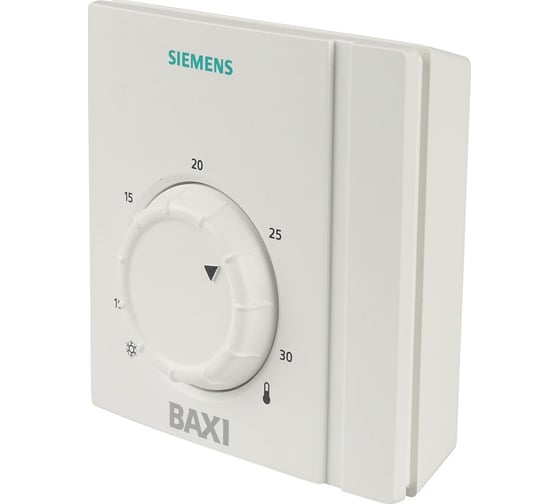 Комнатный механический термостат Baxi Siemens 230 В монтаж-наружный отопление KHG 71406281-
